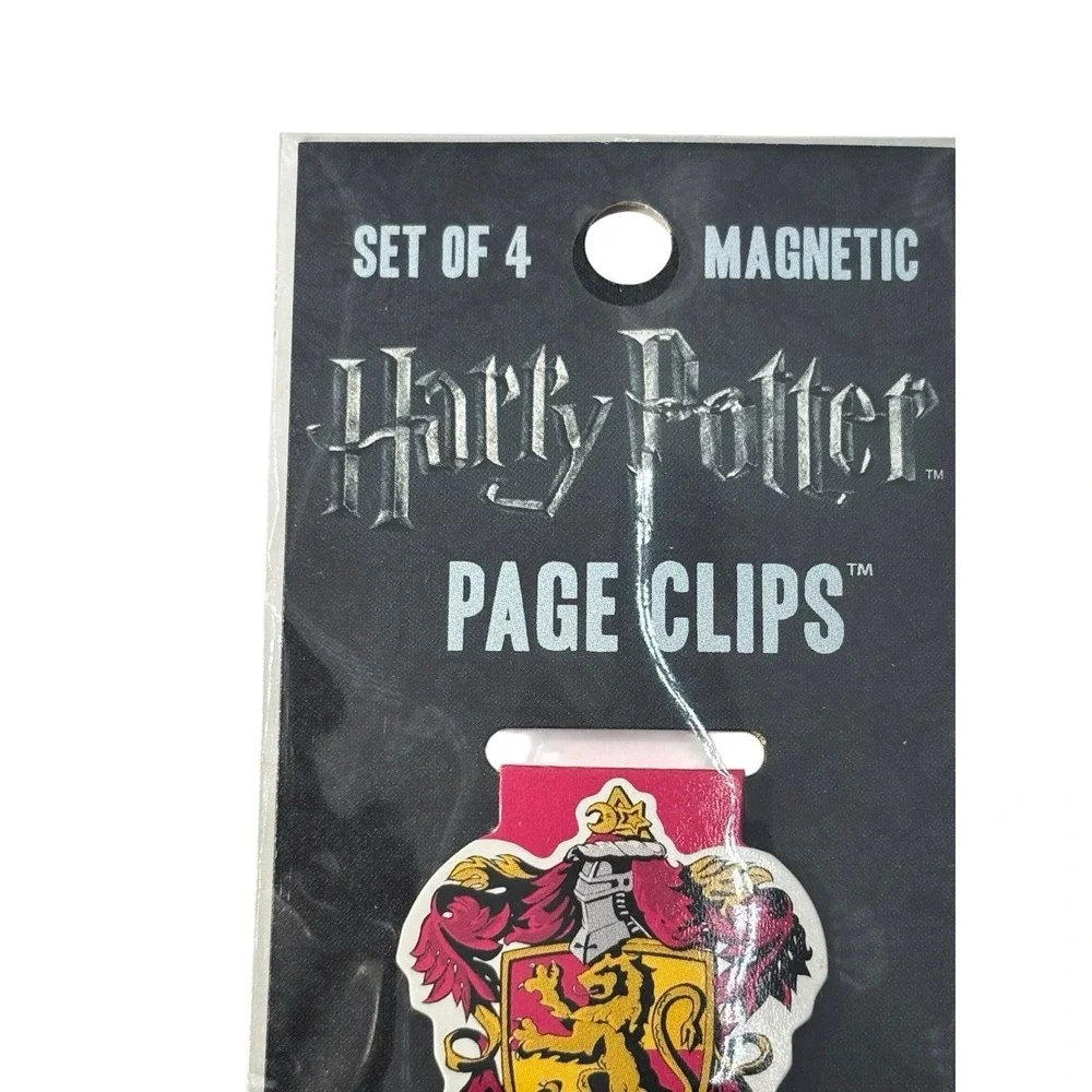 Harry Potter House Crest Magnetic Page Clips Bookmarks Sealed